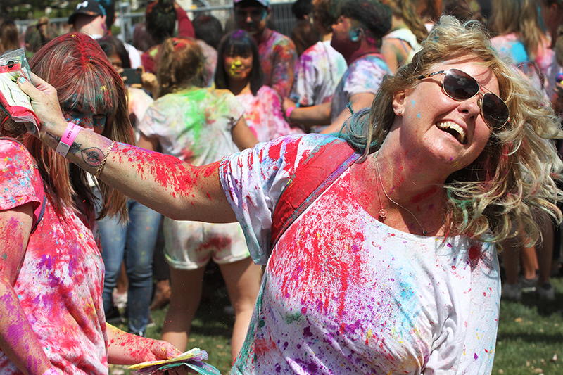 Holi Festival of Colour : Wellington : New Zealand : Richard Moore : Journalist : Photographer :